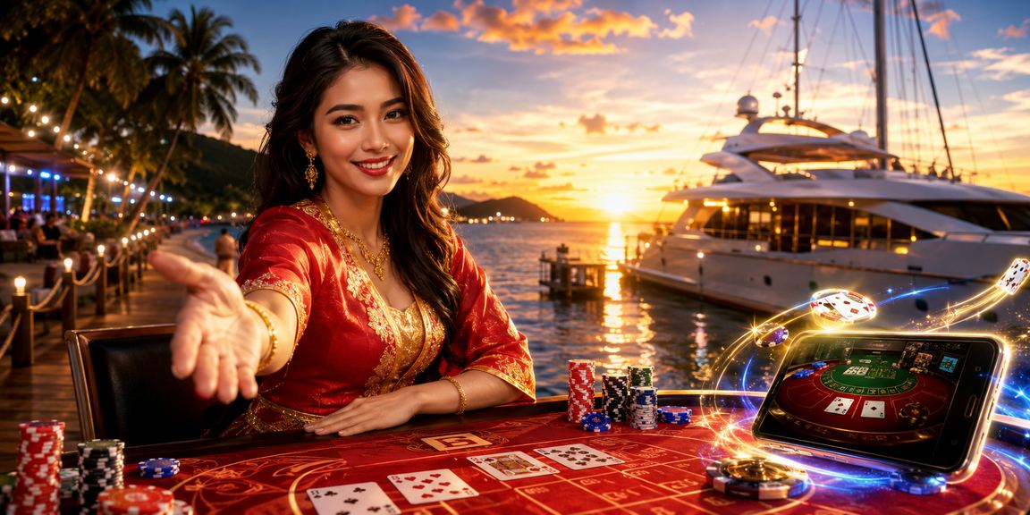 Permainan baccarat klasik di Penang dengan suasana tradisional Melayu