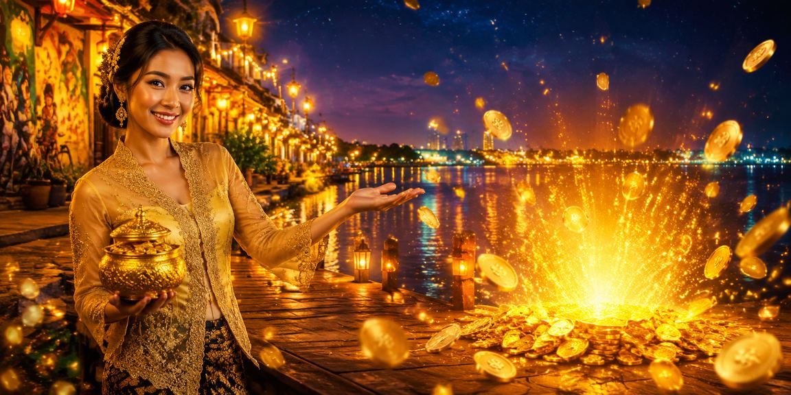 Pengguna wanita berbaju kebaya dari Pulau Pinang menikmati bonus rebat semasa menonton kriket